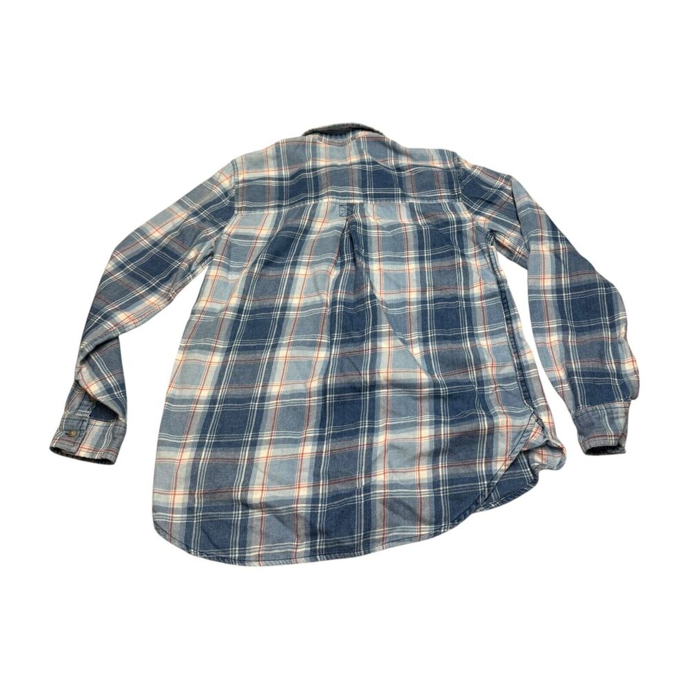 American Eagle Outfitters Shirt Men's S Multicolor Plaid Boyfriend Fit Button-Up - Picture 3 of 7